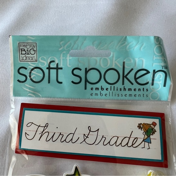 NWT Soft Spoken Third Grade Dimensional Sticker Set - Picture 4 of 5